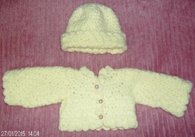 2014-12-27 - Hat &amp; Shrug for Gill's Muriel Doll
